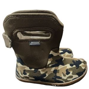 Baby BOGS Rainboots Camo Waterproof size infant 7
